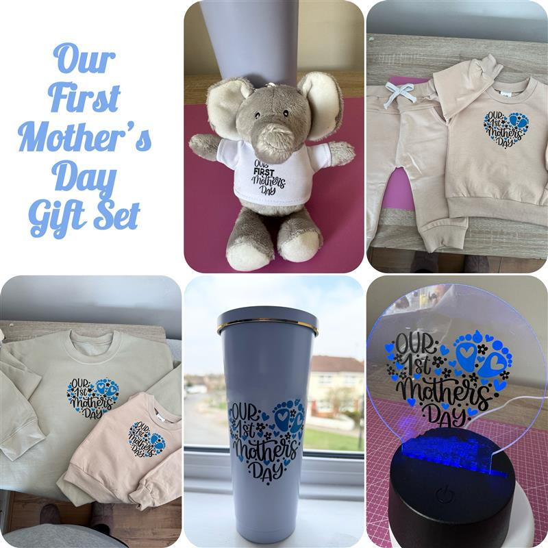 Our First Mother's Day Gift Set Items.